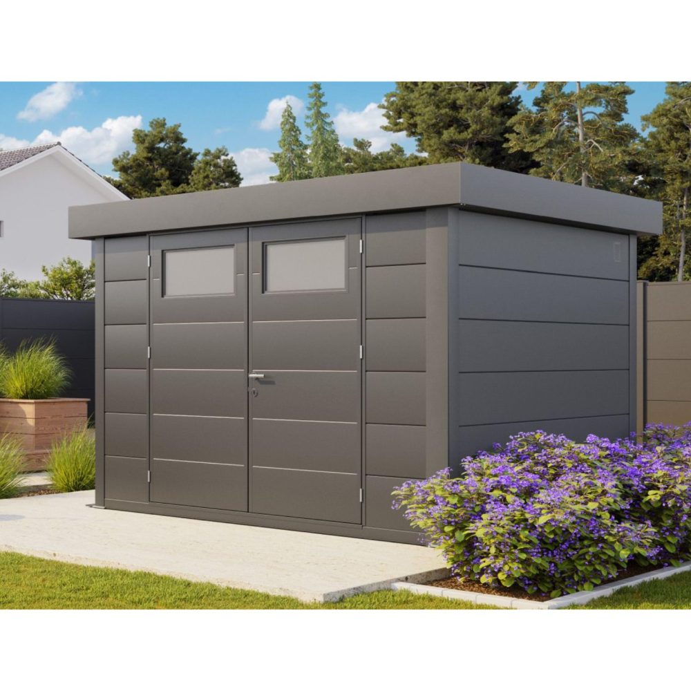 Telluria Eleganto 10ft x 10ft High Quality Metal Garden Room Home Office Lounge
