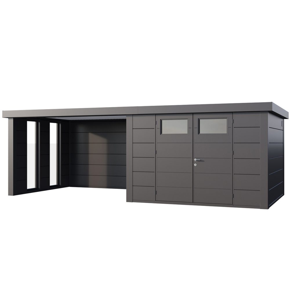 Telluria Eleganto 10ft x 10ft High Quality Metal Garden Room Home Office Lounge - Image 4