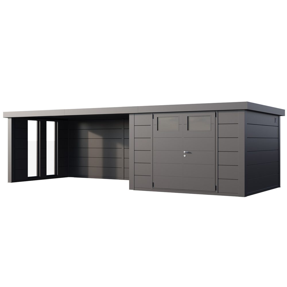 Telluria Eleganto 10ft x 10ft High Quality Metal Garden Room Home Office Lounge - Image 6