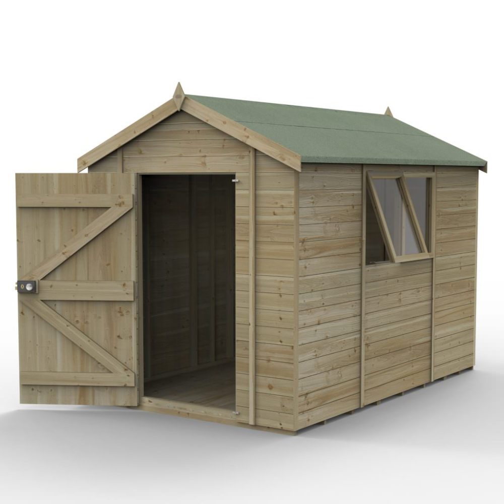 Timberdale 10 x 6 Apex Wooden Garden Shed - Image 2