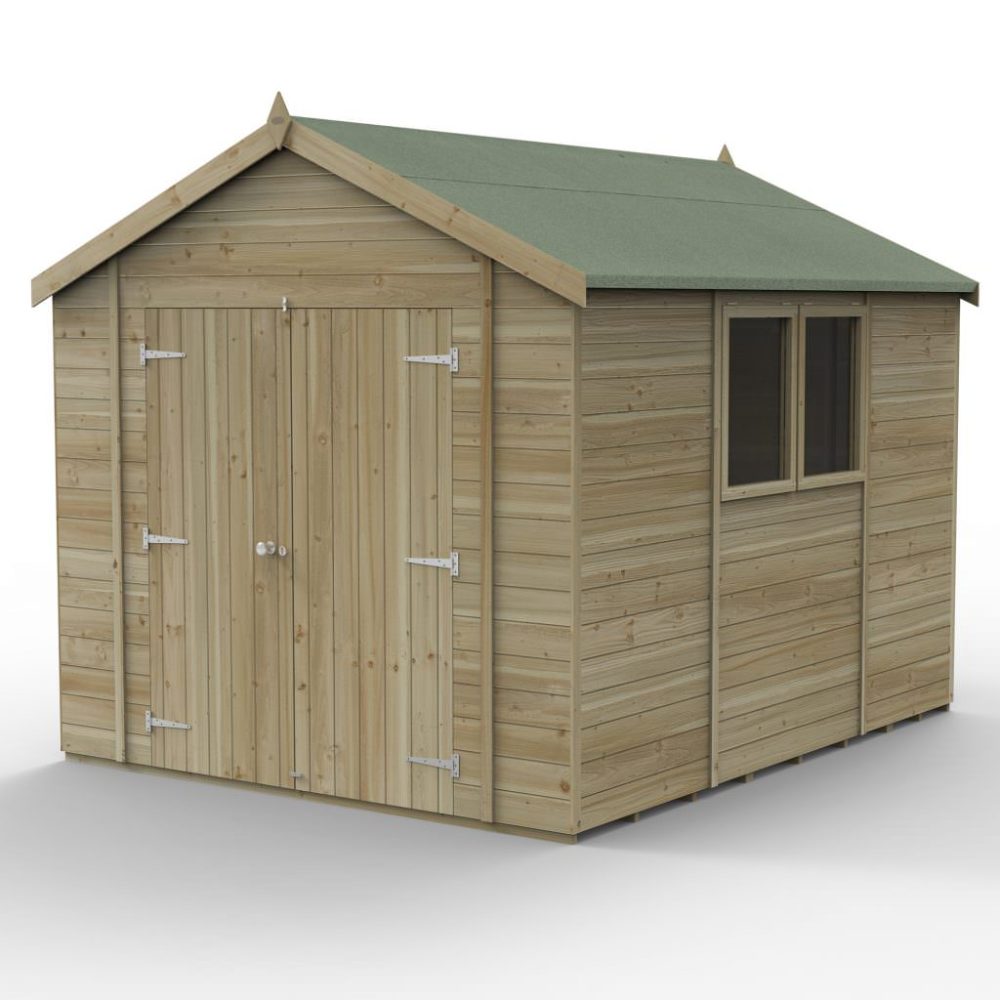 Timberdale 10 x 8 Apex - Double Door Garden Shed - Image 2