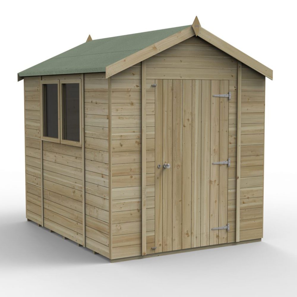 Timberdale 8 x 6 Apex Wooden Garden Shed - Image 2