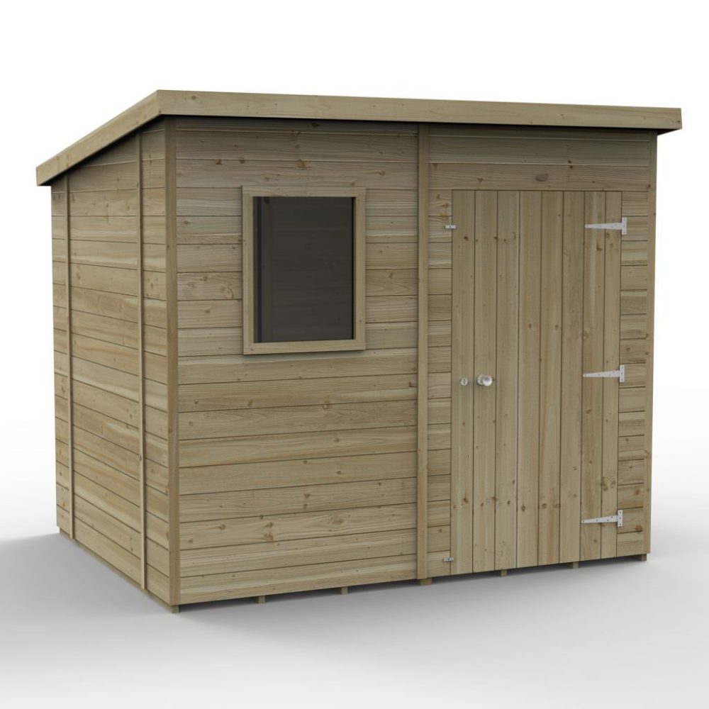 Timberdale 8 x 6 Pent Garden Shed - Image 2