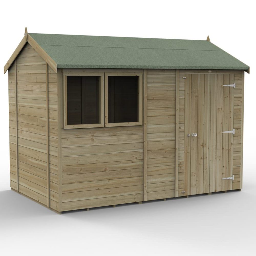 Timberdale 10 x 6 Reverse Apex Garden Shed - Image 2
