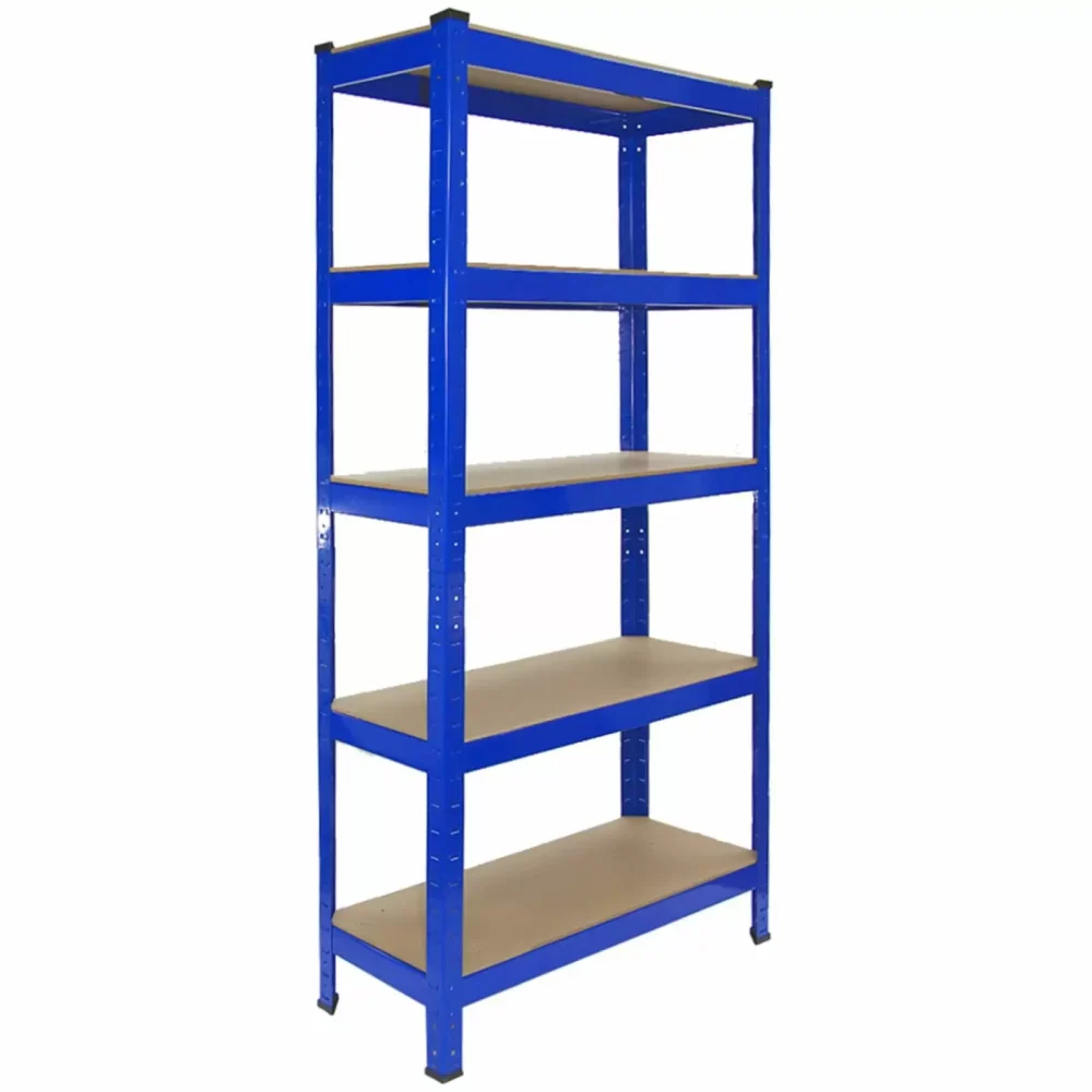 2x T-Rax Heavy Duty Shelving Units, Blue, 75cm W, 30cm D - Image 3