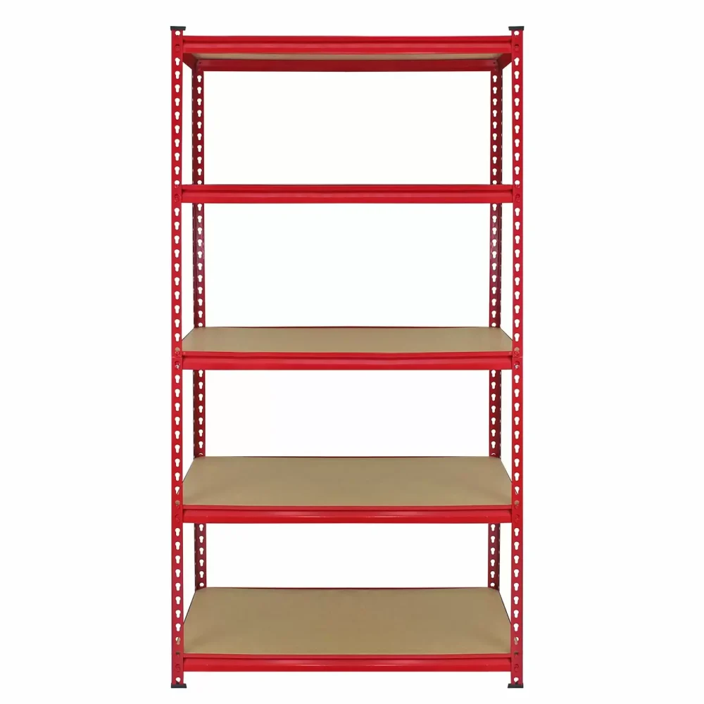 Z-Rax Extra Strong Steel Shelves, Red, 90cm W, 45cm D - Image 8