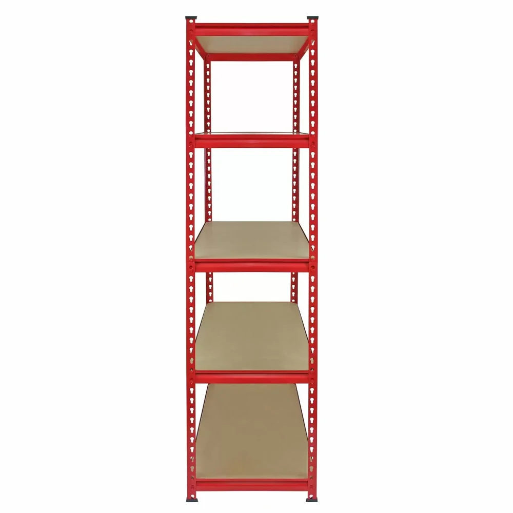 Z-Rax Extra Strong Steel Shelves, Red, 90cm W, 45cm D - Image 6