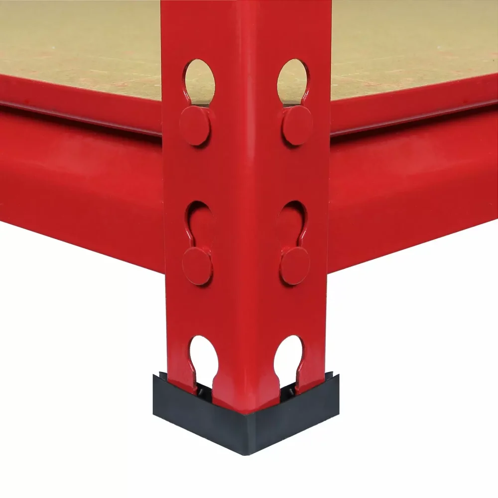 Z-Rax Extra Strong Steel Shelves, Red, 90cm W, 45cm D - Image 10