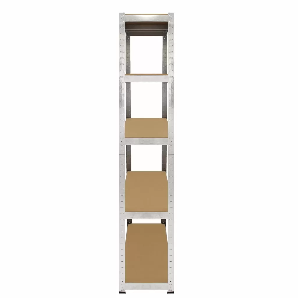 4 x Galwix Galvanised Steel Shelves, 90cm Wide - Image 7
