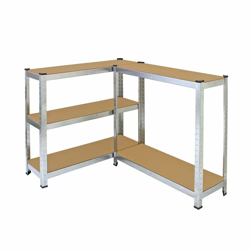 4 x Galwix Galvanised Steel Shelves, 90cm Wide - Image 6