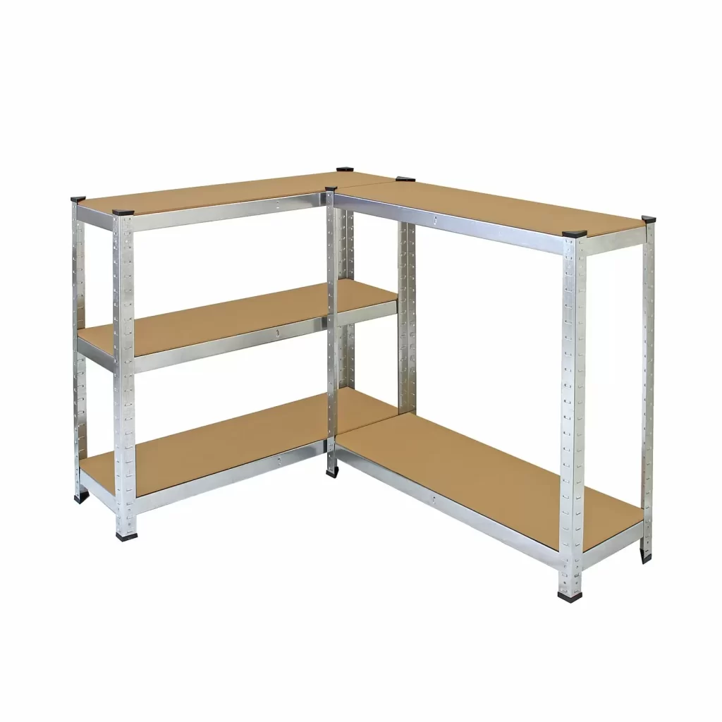 4 x Galwix Galvanised Steel Shelves, 90cm Wide - Image 6