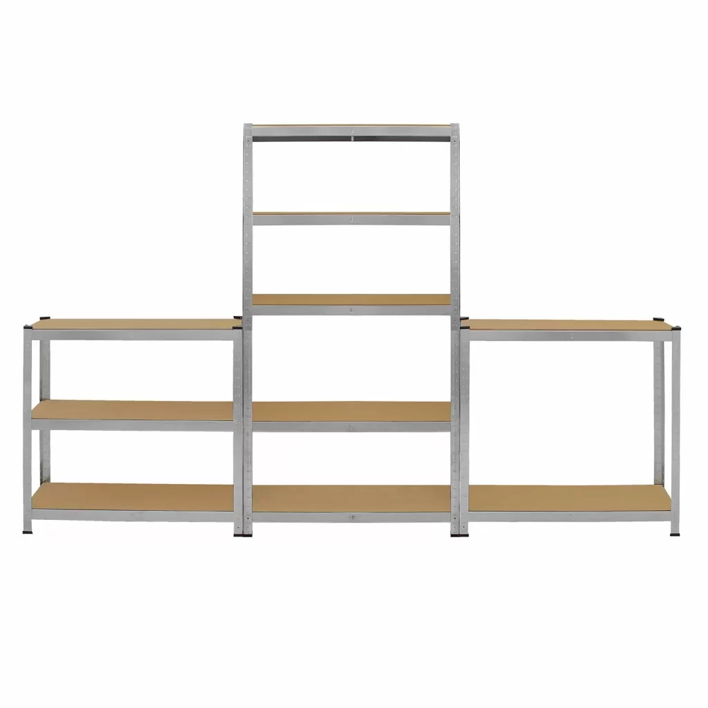 4 x Galwix Galvanised Steel Shelves, 90cm Wide - Image 5
