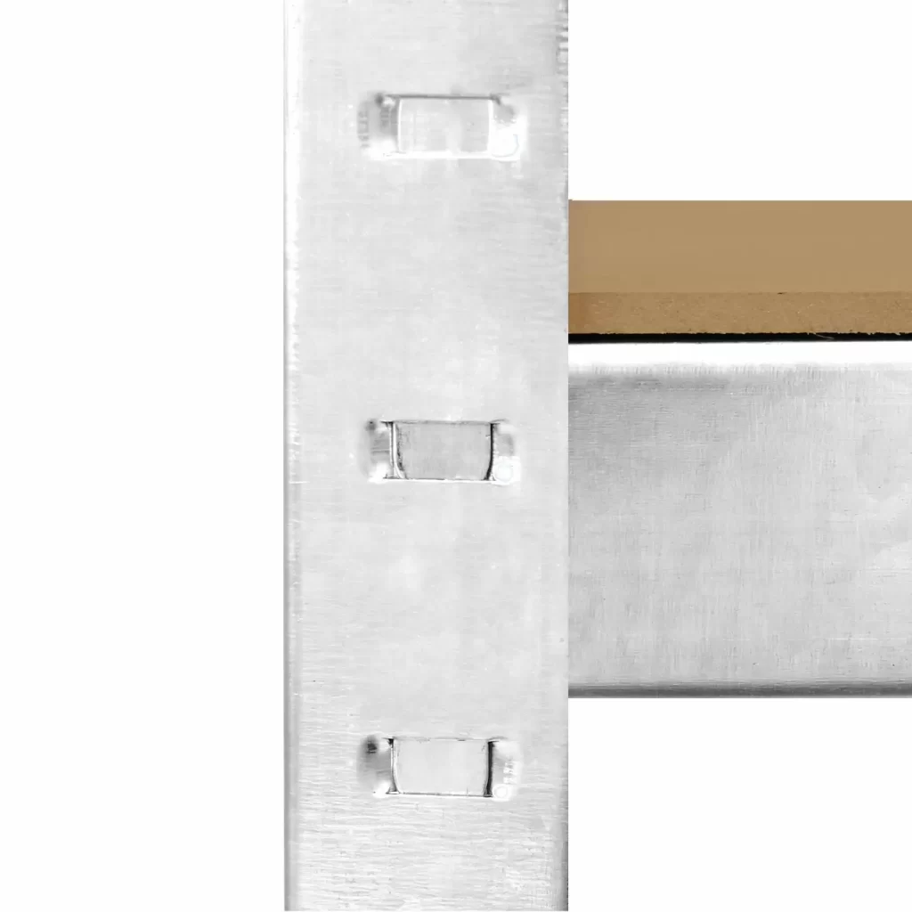 4 x Galwix Galvanised Steel Shelves, 90cm Wide - Image 3