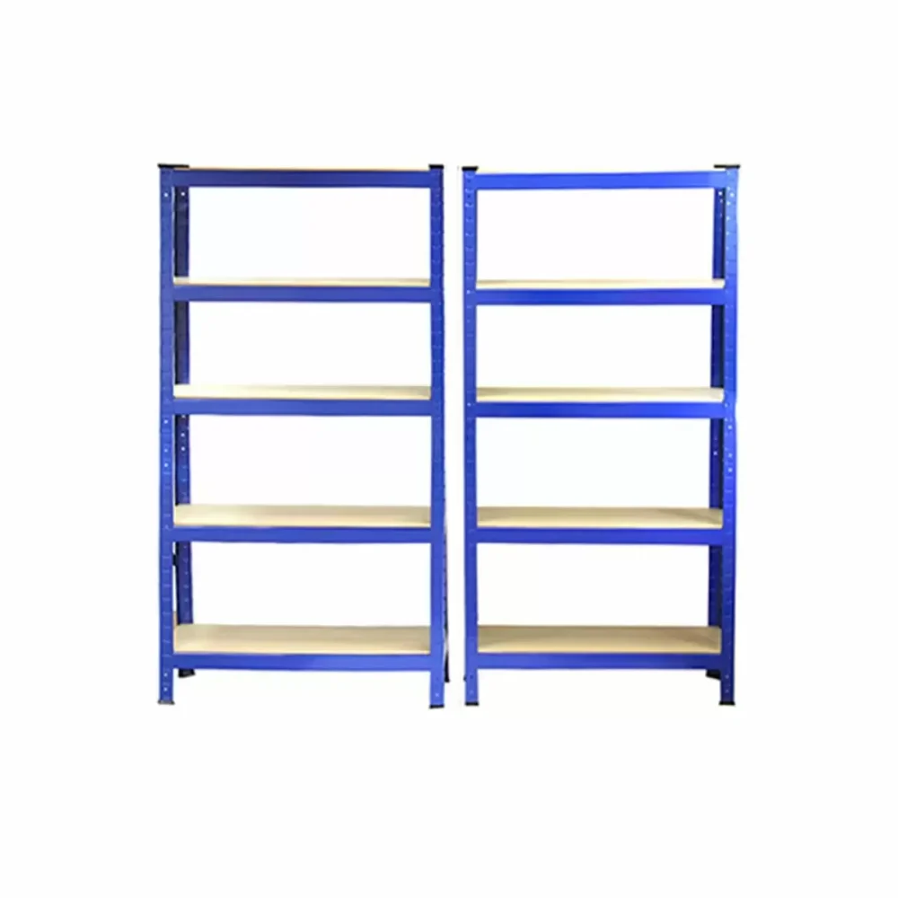 2x T-Rax Heavy Duty Shelving Units, Blue, 75cm W, 30cm D