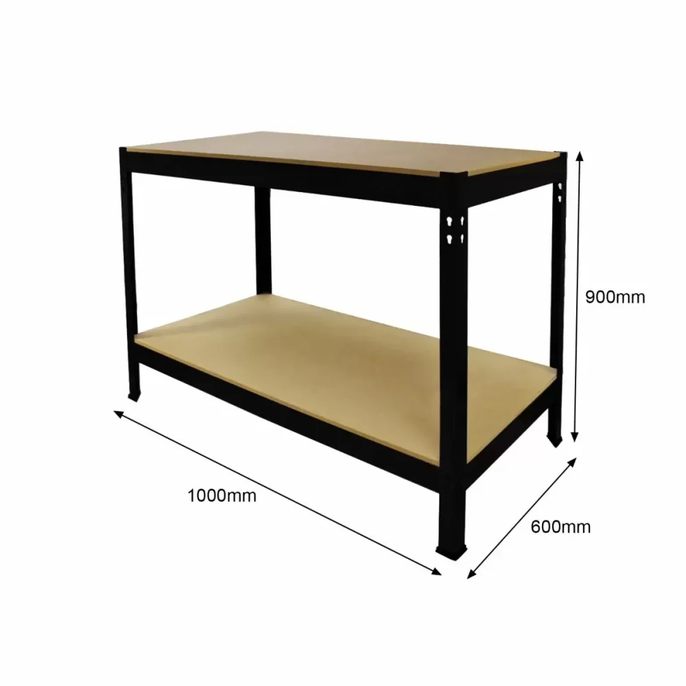 Q-RAX Black Workbench 100cm - Image 2