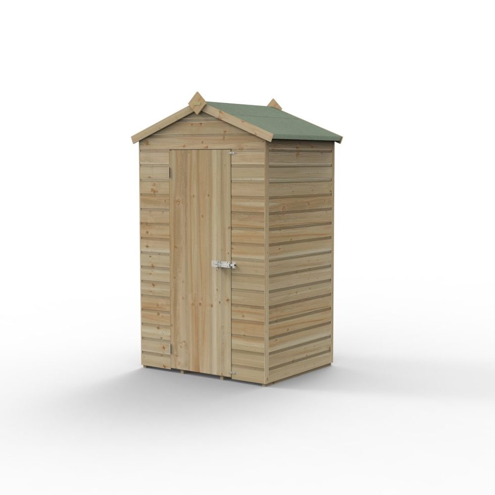 Forest Beckwood 4 x 3 Apex Shed - No Windows - Image 3