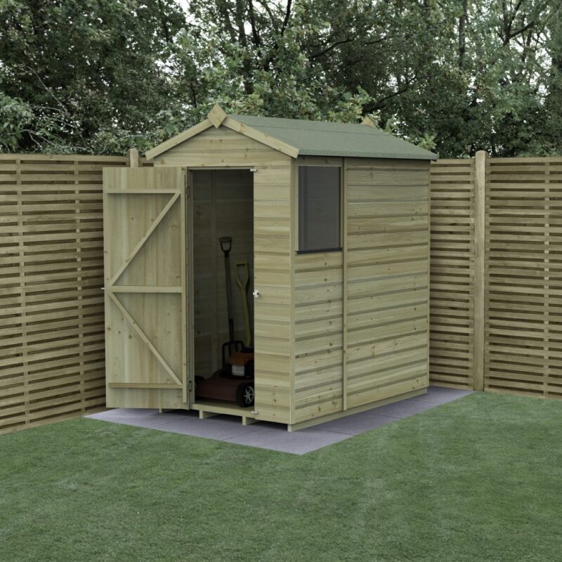 Forest Beckwood 4 x 6 Apex Shed - 1 Window