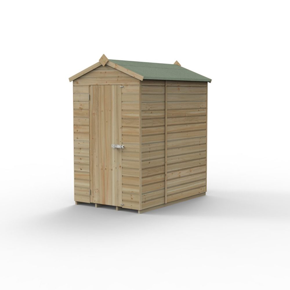 Forest Beckwood 4 x 6 Apex Shed - No Windows - Image 3
