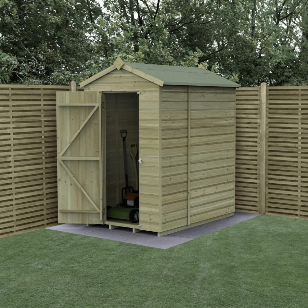 Forest Beckwood 4 x 6 Apex Shed - No Windows