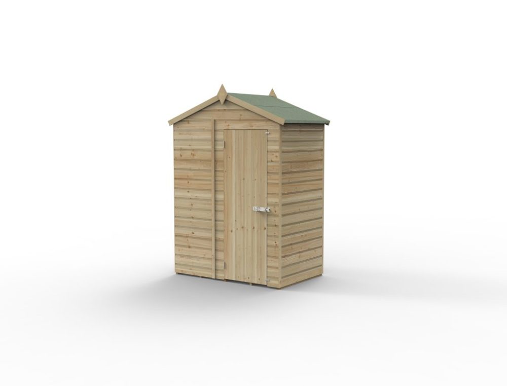 Forest Beckwood 5 x 3 Apex Shed - No Windows - Image 3