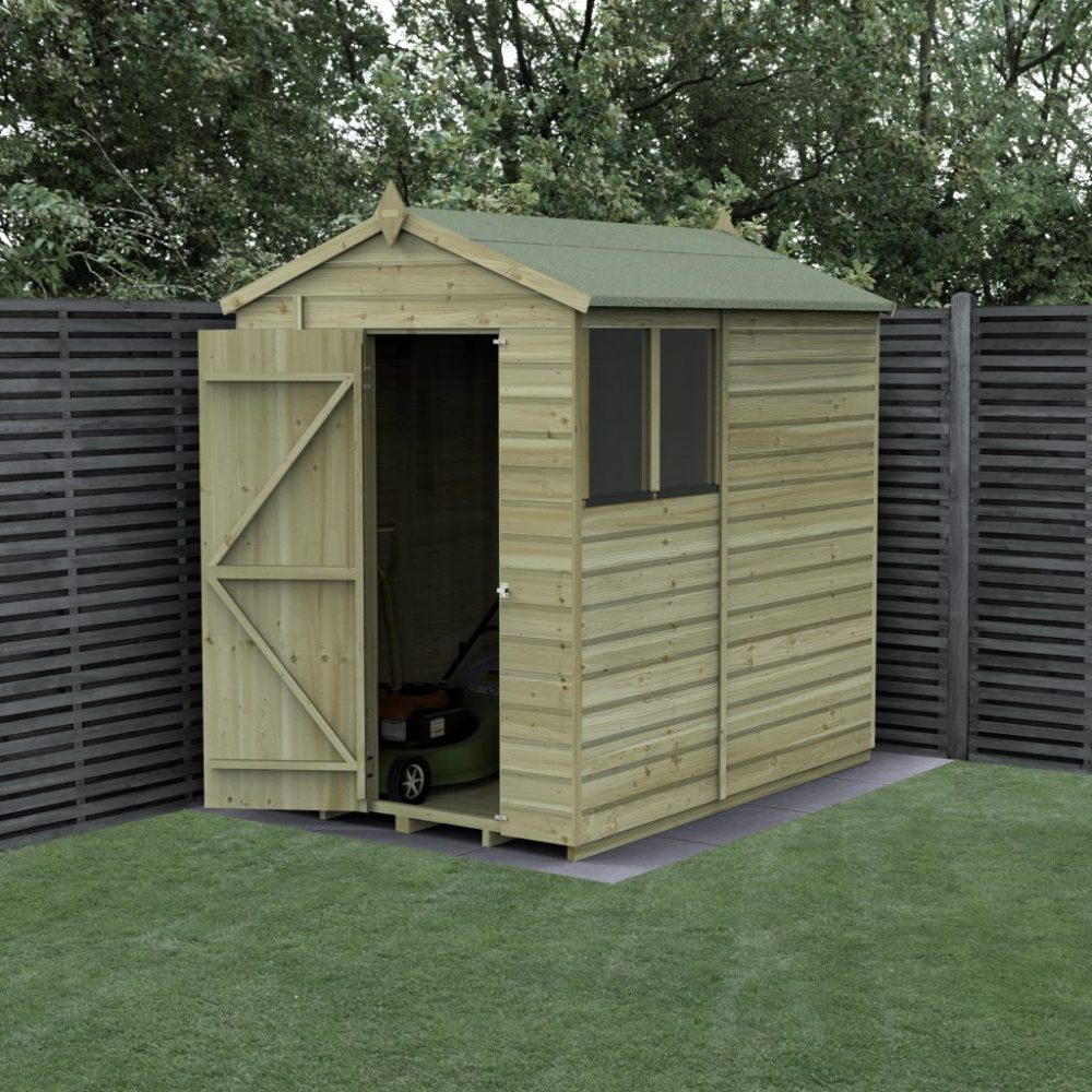 Forest Beckwood 5 x 7 Apex Shed - 2 Windows