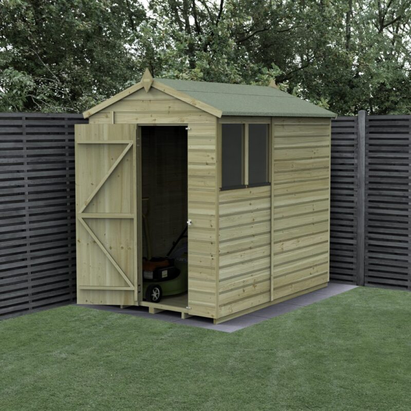 Forest Beckwood 5 x 7 Apex Shed - 2 Windows