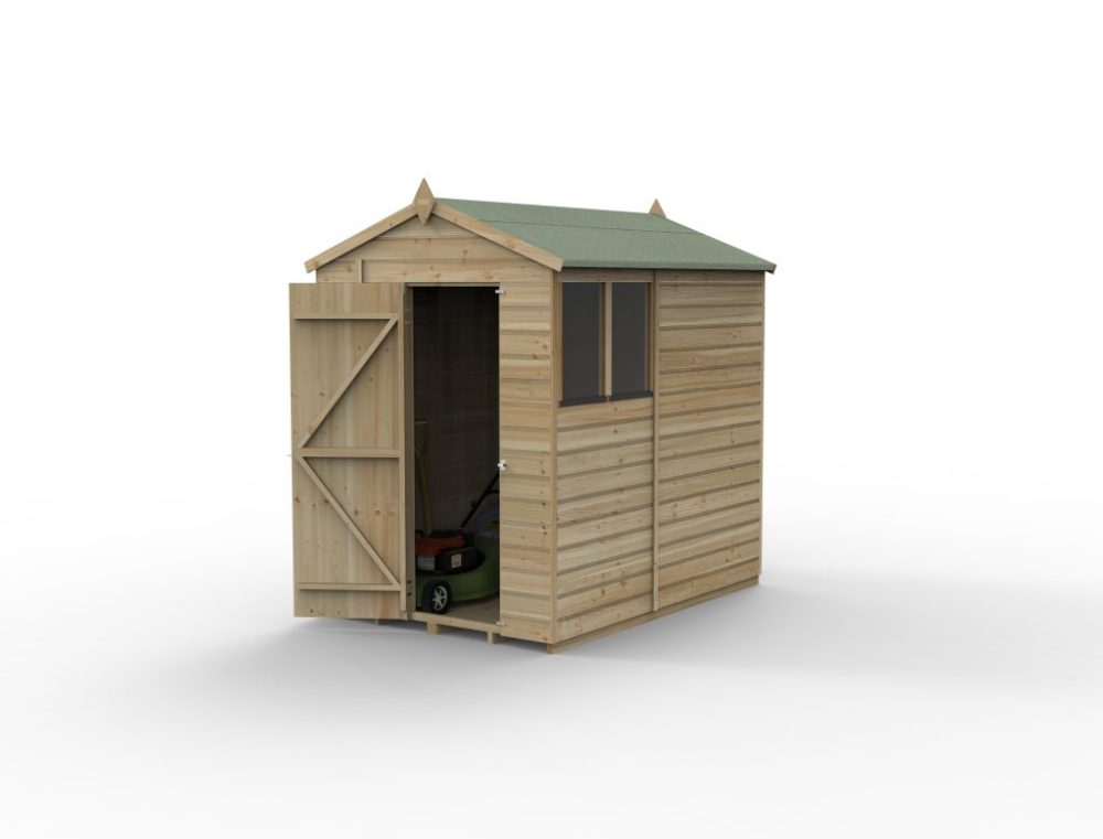 Forest Beckwood 5 x 7 Apex Shed - 2 Windows - Image 2