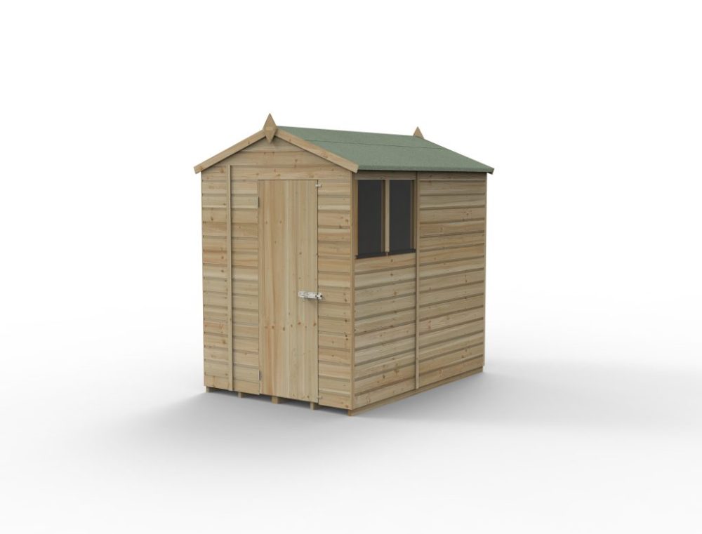 Forest Beckwood 5 x 7 Apex Shed - 2 Windows - Image 3
