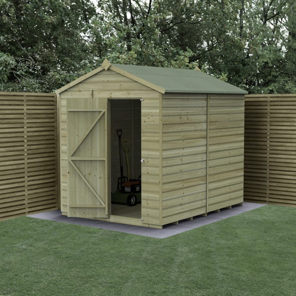 Forest Beckwood 6 x 8 Apex Shed - No Windows