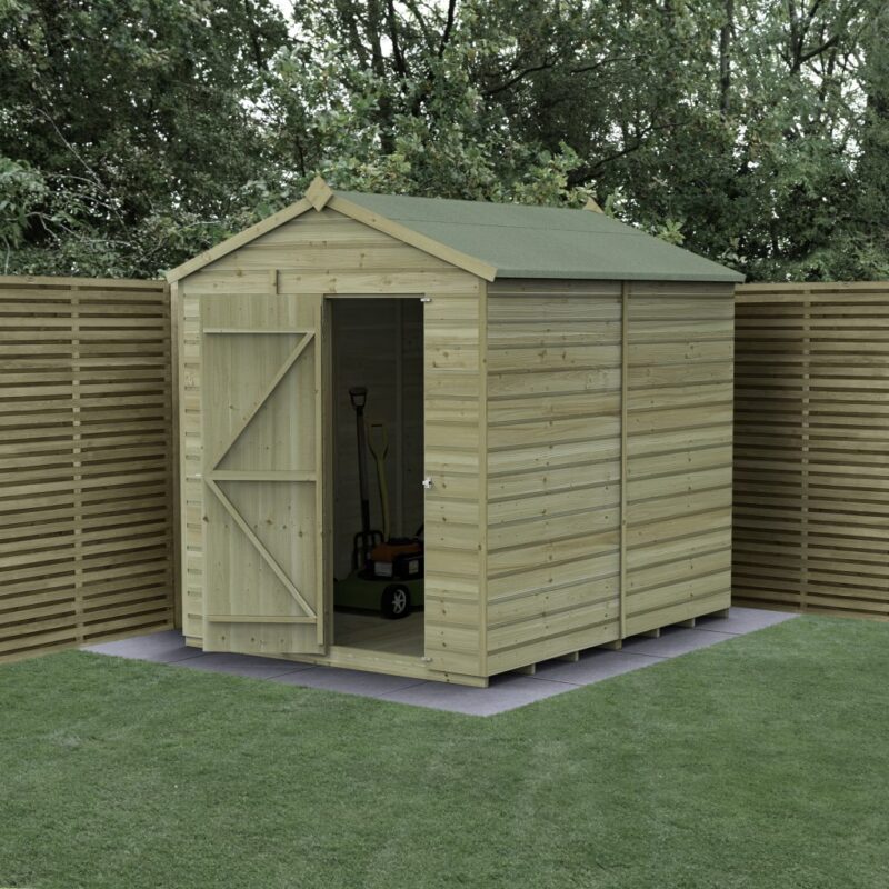 Forest Beckwood 6 x 8 Apex Shed - No Windows