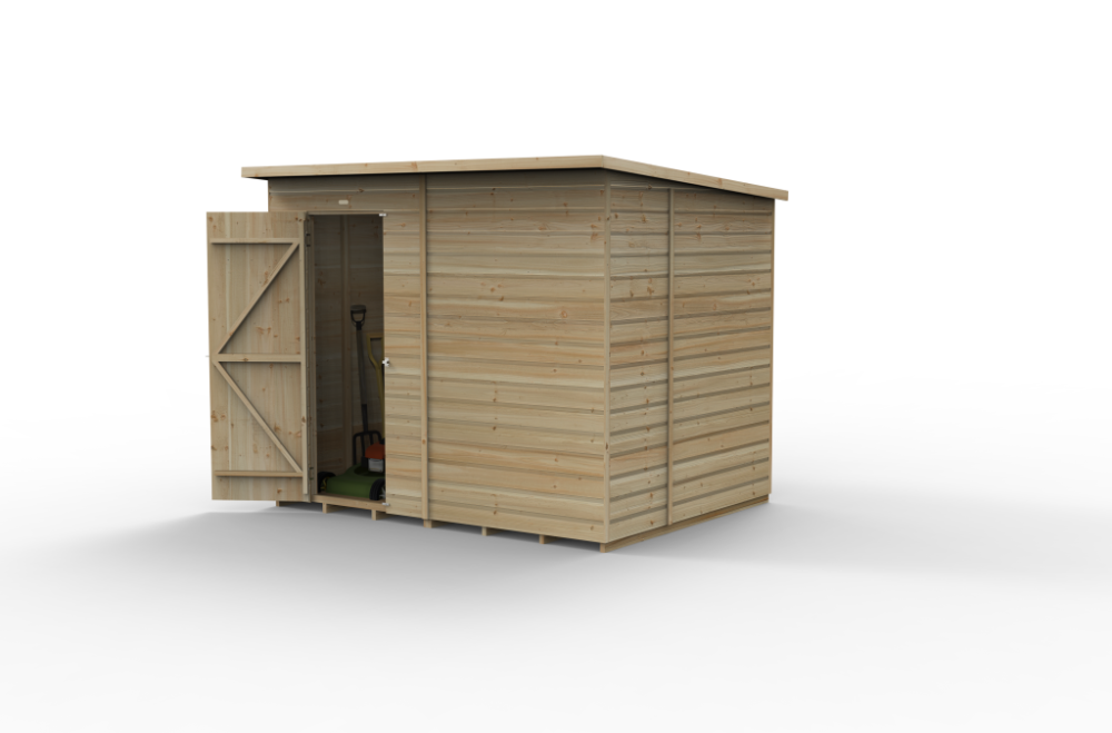 Forest Beckwood 8 x 6 Pent Shed - No Windows - Image 2