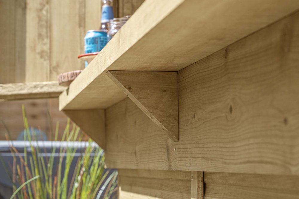 Shiplap PTR 4 x 6 Reverse Apex Garden Bar - Image 7