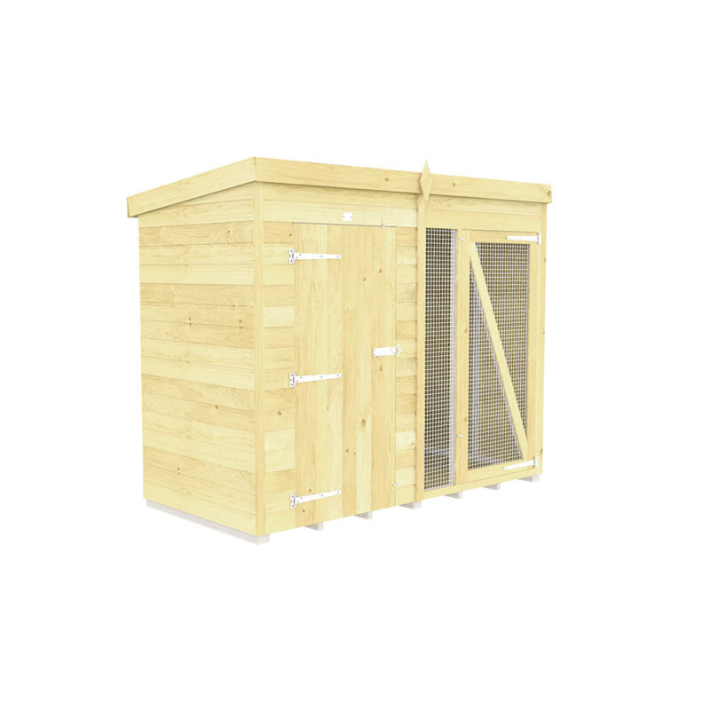 8ft X 4ft Dog Kennel and Run Full Height