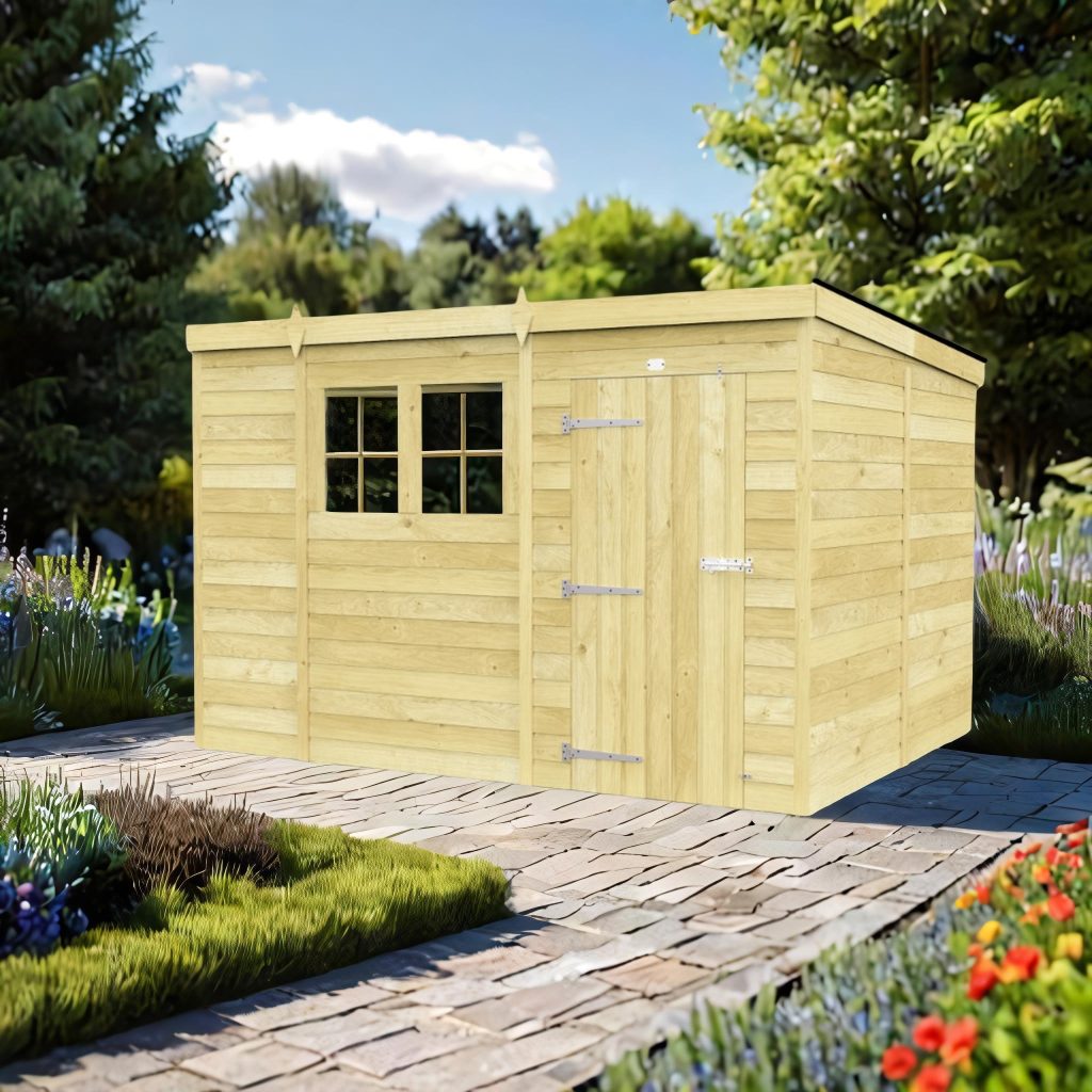 10ft x 8ft Pent Shed