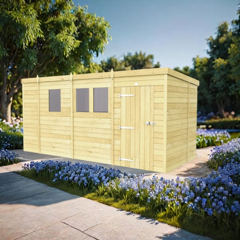 13ft x 7ft Pent Shed