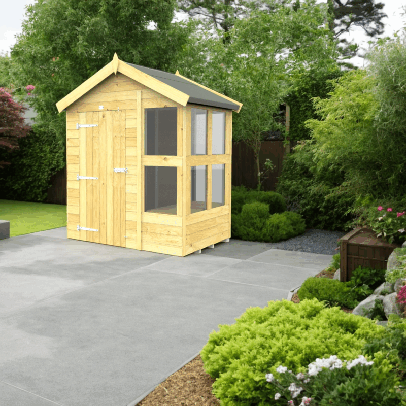 6ft x 4ft Apex Potting Shed