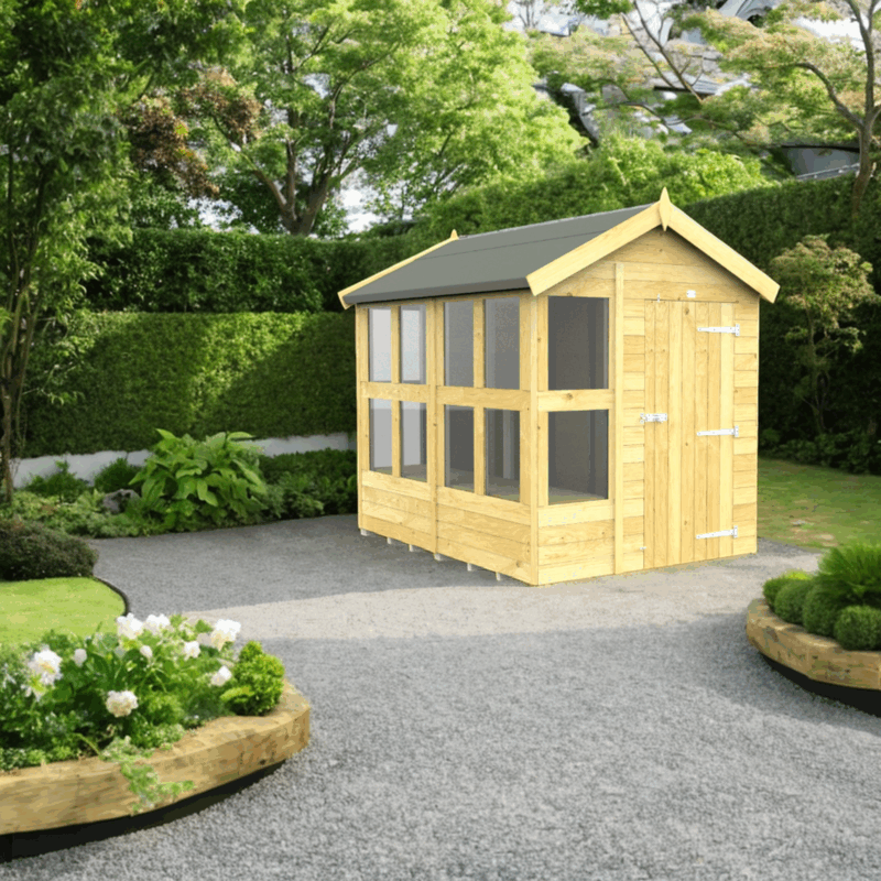 8ft x 6ft Apex Potting Shed