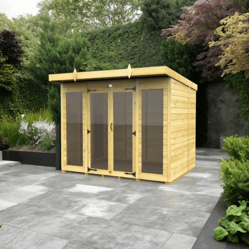 8ft x 5ft Summer House - Choice of Roof & Windows