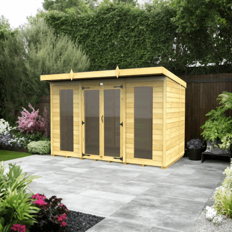 10ft x 5ft Summer House - Choice of Roof & Windows