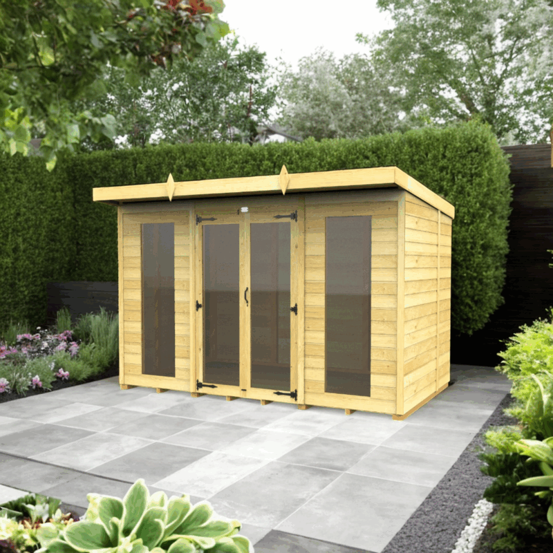 10ft x 6ft Summer House - Choice of Roof & Windows
