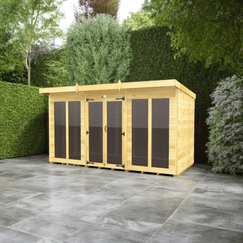 12ft x 6ft Summer House - Choice of Roof & Windows
