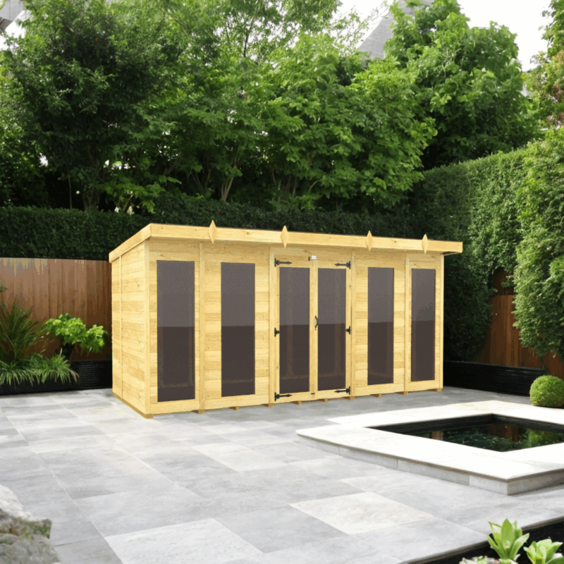 14ft x 6ft Summer House - Choice of Roof & Windows