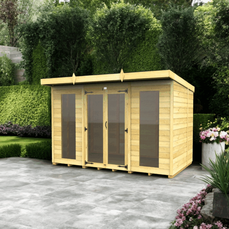 10ft x 7ft Summer House - Choice of Roof & Windows
