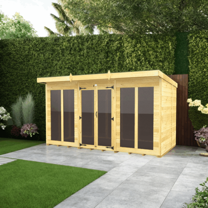 12ft x 7ft Summer House - Choice of Roof & Windows
