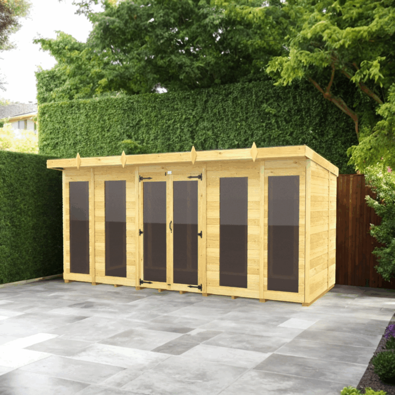 14ft x 7ft Summer House - Choice of Roof & Windows