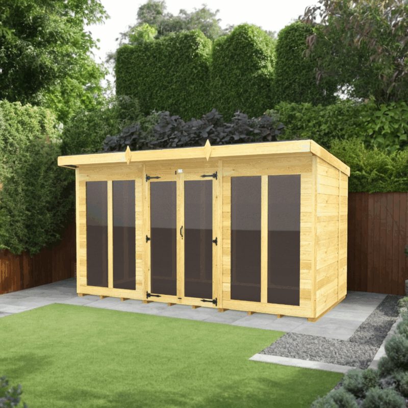 12ft x 8ft Summer House - Choice of Roof & Windows