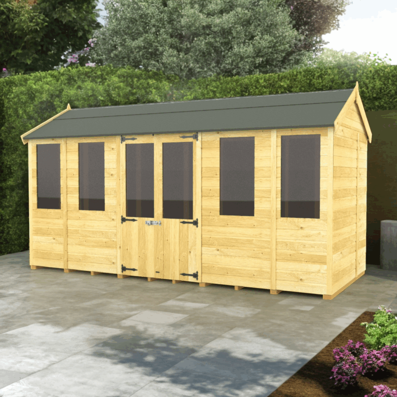 6ft x 14ft Apex Summer House