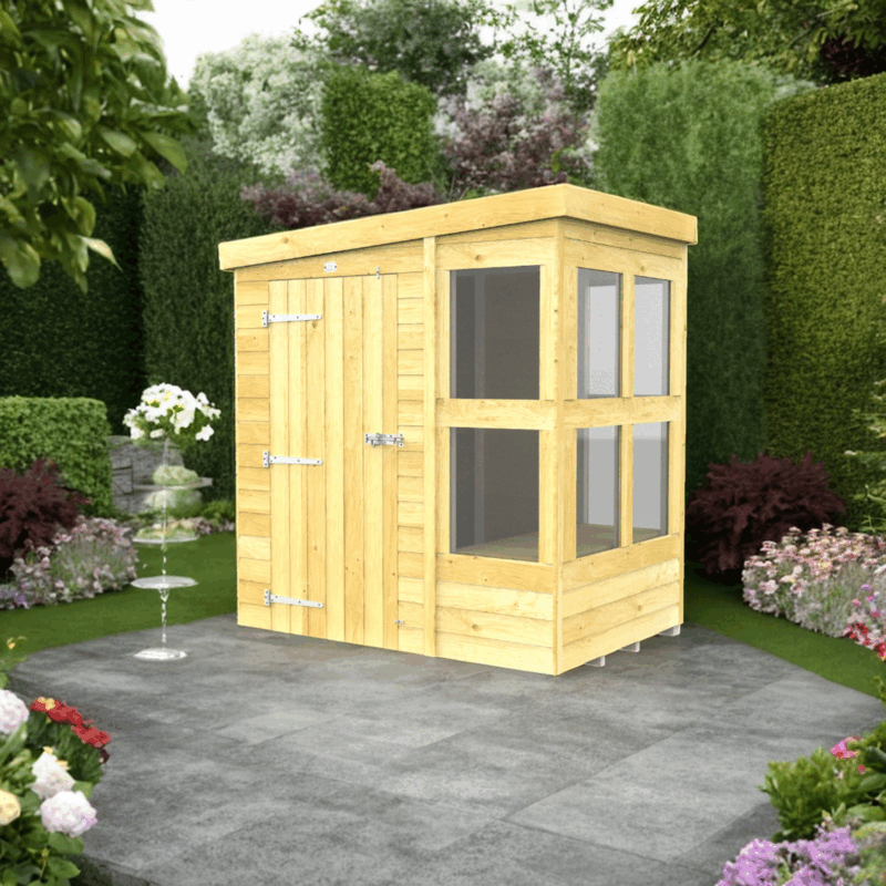 6ft x 4ft Pent Potting Shed