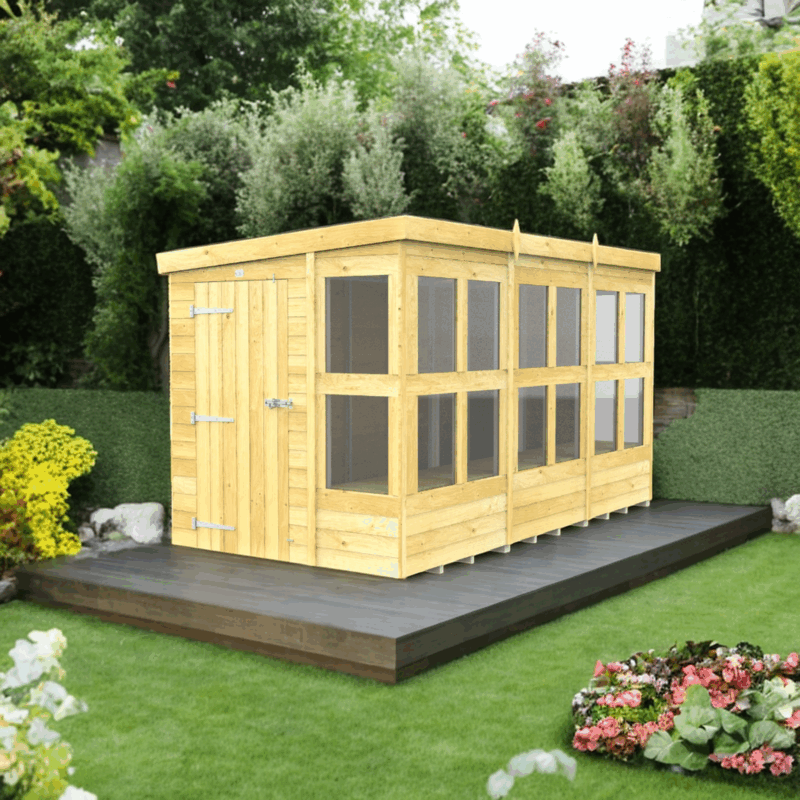 12ft x 6ft Pent Potting Shed