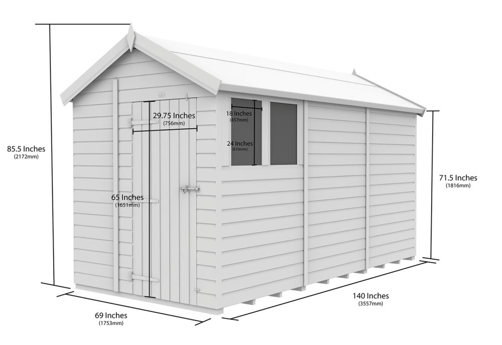 6ft x 12ft Apex Shed - Image 5